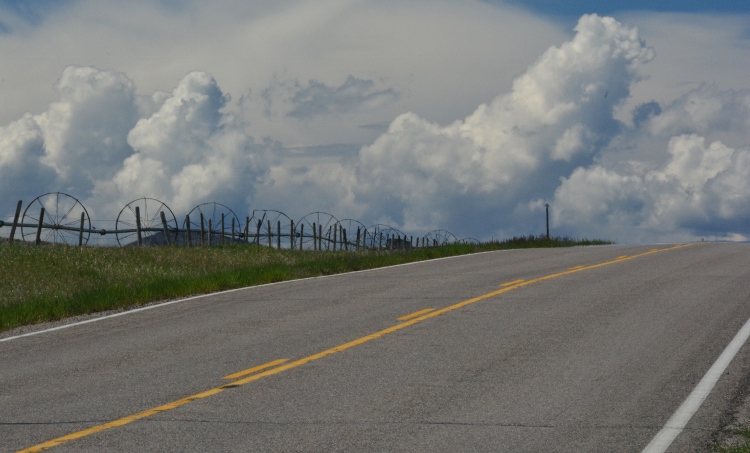highway leading to mountains